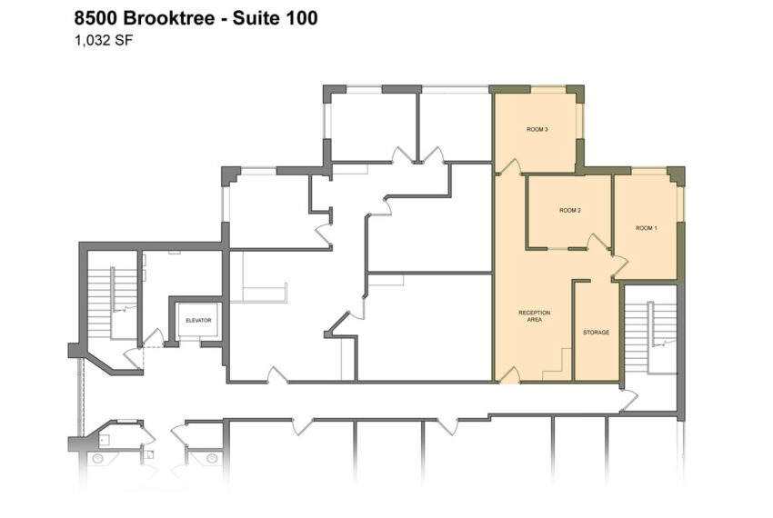 8500 Brooktree Suite 100 Floor Plan